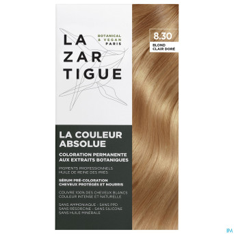 Lazartigue couleur absolue 8.30 blond clair dore