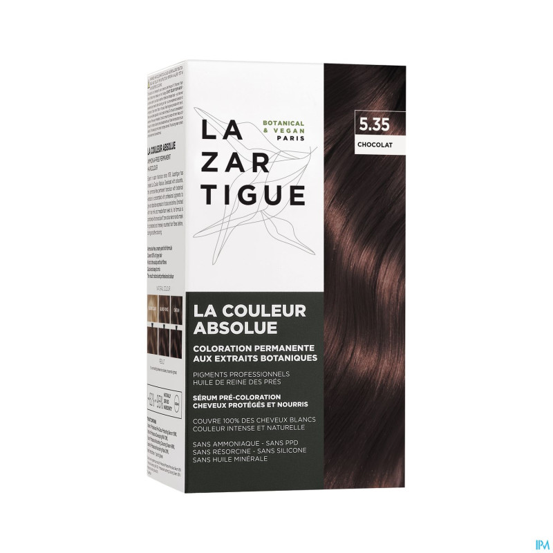 Lazartigue couleur absolue 5.35 chatain cl.dore