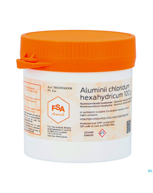 Aluminium chlorure hexahydrate 100g magis