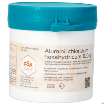 Aluminium chlorure hexahydrate 100g magis
