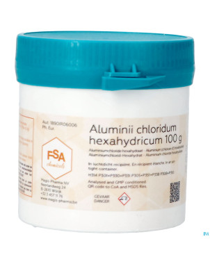 Aluminium chlorure hexahydrate 100g magis