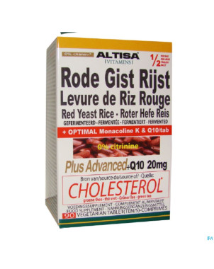 Altisa levure riz rouge + q10 + the vert   comp 90