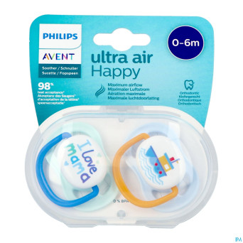 Philips avent sucette 0m+ happy boy