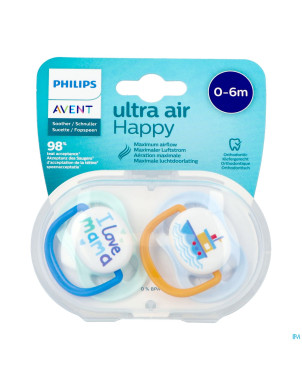 Philips avent sucette 0m+ happy boy