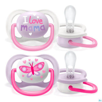 Philips avent sucette 0m+ happy girl