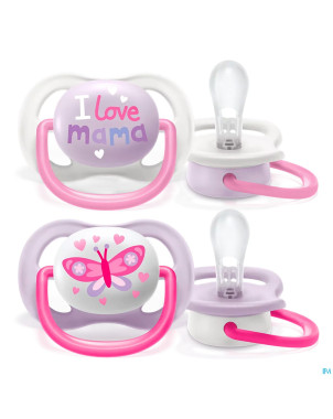 Philips avent sucette 0m+ happy girl