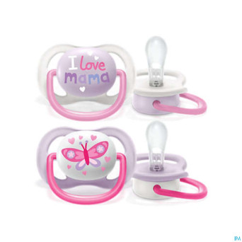 Philips avent sucette 0m+ happy girl