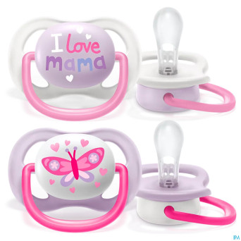 Philips avent sucette 0m+ happy girl