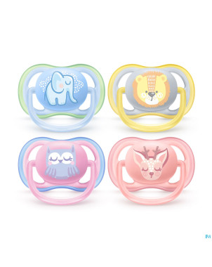 Philips avent sucette 0m+ animals mix