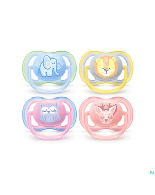 Philips avent sucette 0m+ animals mix