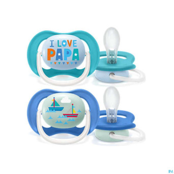 Philips avent sucette 6m+ happy boy