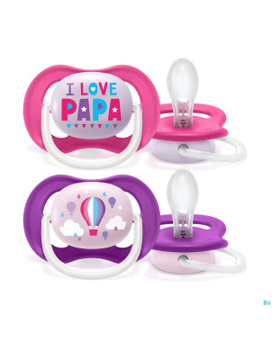 Philips avent sucette 6m+ happy girl