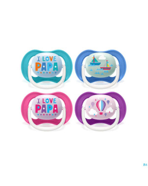 Philips avent sucette 6m+ happy girl