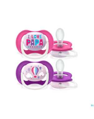 Philips avent sucette 6m+ happy girl