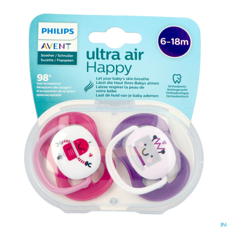 Philips avent sucette 6m+ mix