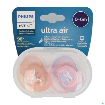 Philips avent sucette 0m+ girl