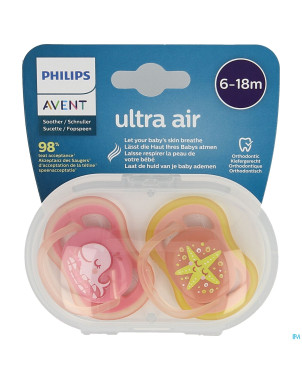 Philips avent sucette 6m+ girl