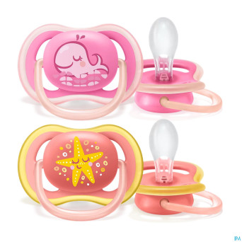 Philips avent sucette 6m+ girl