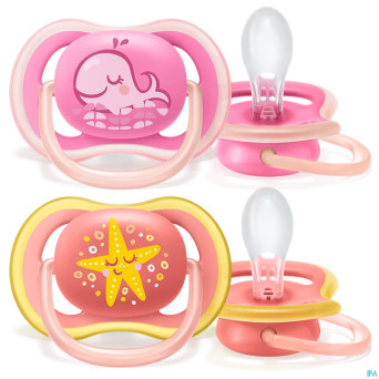 Philips avent sucette 6m+ girl