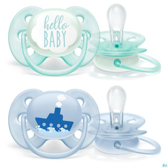 Philips avent sucette 0m+ soft boy