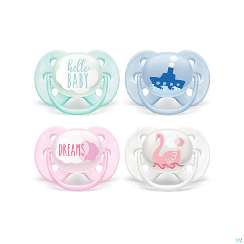 Philips avent sucette 0m+ soft mix