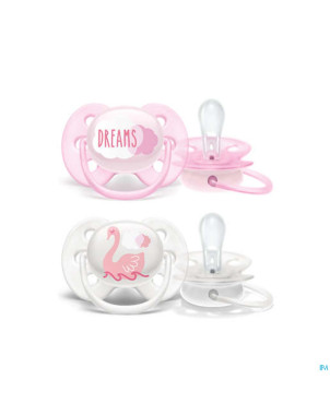 Philips avent sucette 0m+ soft girl