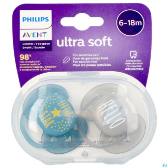 Philips avent sucette 6m+ soft mix