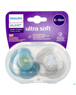 Philips avent sucette 6m+ soft mix