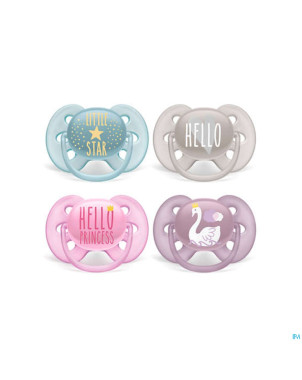 Philips avent sucette 6m+ soft mix