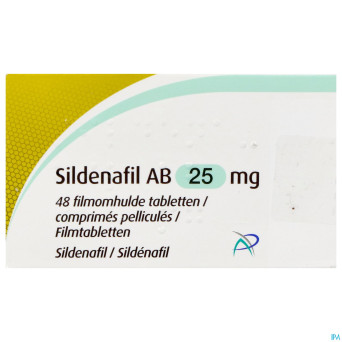 Sildenafil ab  25mg comp pell 48