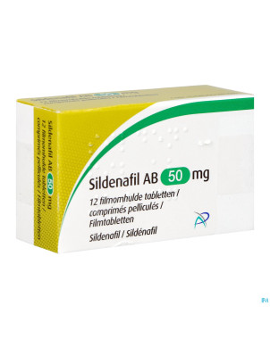 Sildenafil ab  50mg comp pell 12
