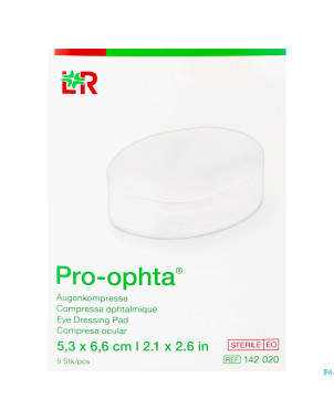 Pro-ophta cp oculaire ster. 5,5x7,5cm 5    142020