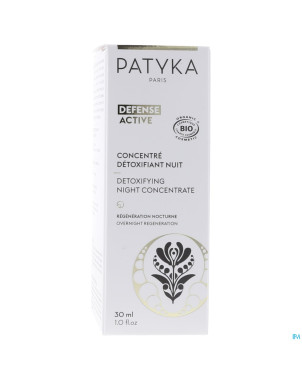 Patyka concentre detoxifiant nuit 30ml