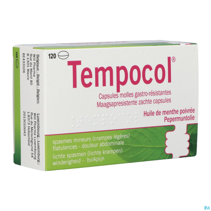 Tempocol gastroresist. caps molles 120 x 182mg