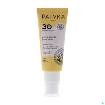 Patyka creme solaire visage ip30 40ml