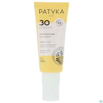 Patyka creme solaire visage ip30 40ml