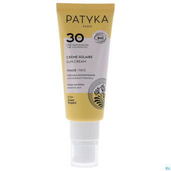 Patyka creme solaire visage ip30 40ml
