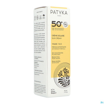 Patyka creme solaire visage ip50 40ml