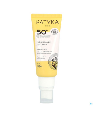 Patyka creme solaire visage ip50 40ml