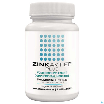 Zinc active plus comp 100    pharmanutrics