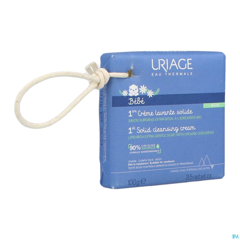 Uriage bb 1ere creme lavante solide    100g