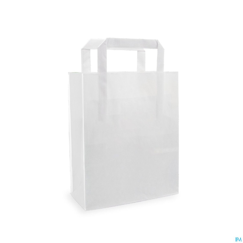 Valisette papier grand blanc 26x17x25    400