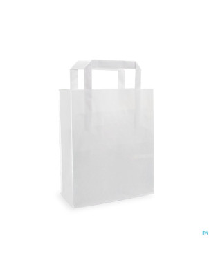 Valisette papier grand blanc 26x17x25    400