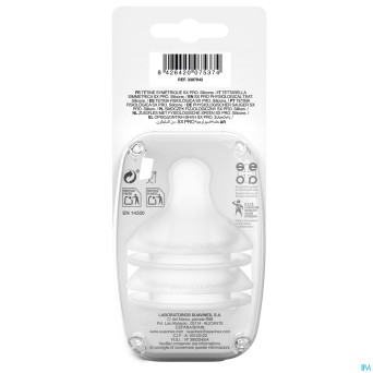 Suavinex teats teat silic. round slow flow 2