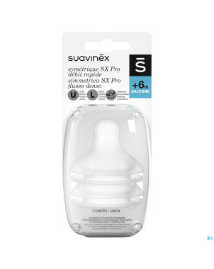 Suavinex teats teat silic. round large flow 2