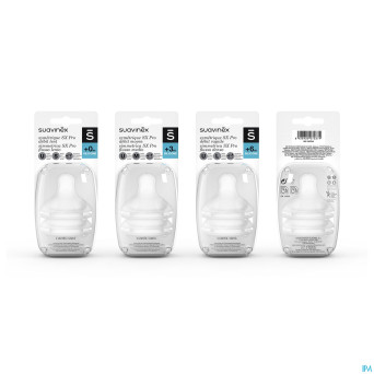 Suavinex teats teat silic. round large flow 2