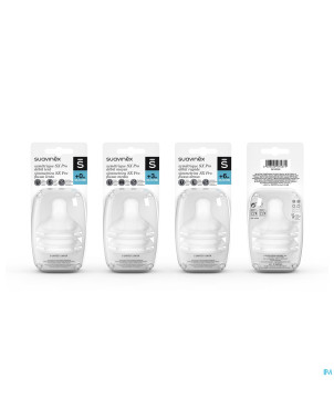 Suavinex teats teat silic. round large flow 2