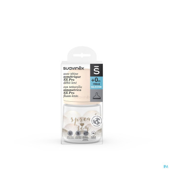 Suavinex spread joy bottle silic.s flow150ml haert