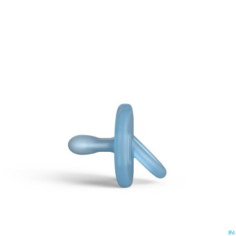 Suavinex basic full silicone soother  0/6m blue
