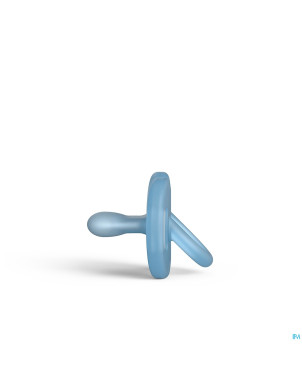 Suavinex basic full silicone soother  0/6m blue